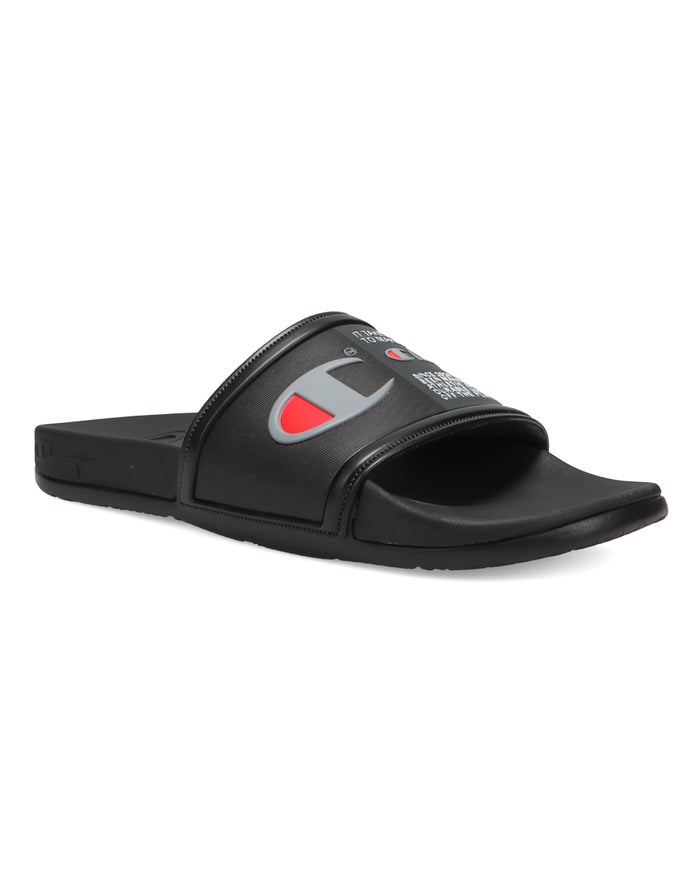 Chanclas Champion Hombre - Ipo Squish ( Negras ) 3140268-IP